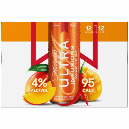Michelob Ultra Mango y Chile Domestic Fruit Beer Beer Perspective: bottom