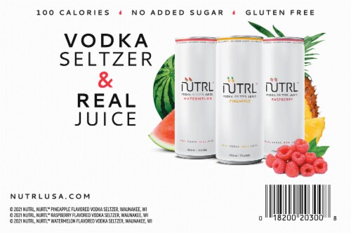 Nutrl Vodka Hard Seltzer Variety Pack Perspective: bottom
