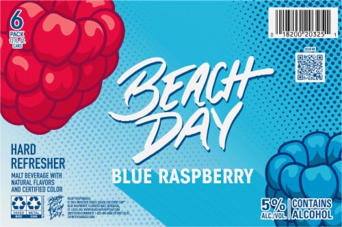 Beach Day Every Day Blue Raspberry Hard Seltzer Perspective: bottom