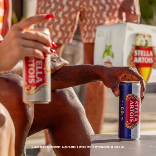 Stella Artois Premium Lager Beer Perspective: bottom