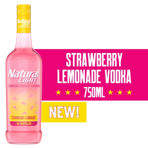 Natural Light® Strawberry Lemonade Vodka Perspective: bottom