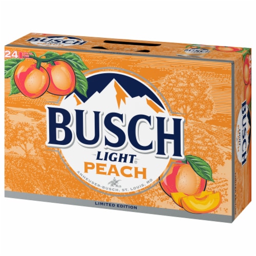 Busch Light Peach Beer Perspective: bottom