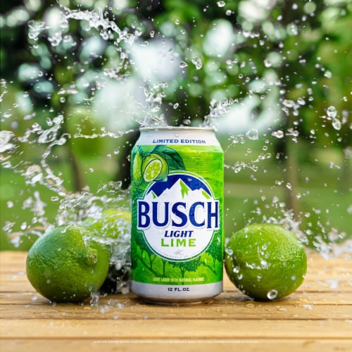 Busch Light Lime American Beer Perspective: bottom