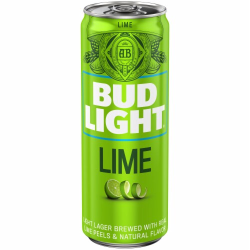 Bud Light Lime American Light Lager Beer Perspective: bottom