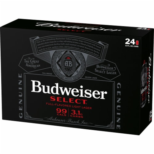 Budweiser Select Domestic Lager Beer Perspective: bottom