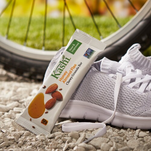 Kashi Honey Almond Flax Chewy Granola Bars Perspective: bottom