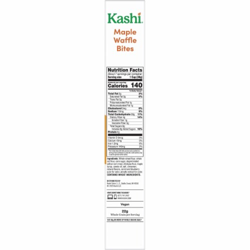 Kashi Maple Waffle Bites Cereal Perspective: bottom