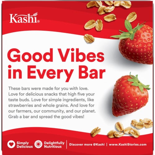 Kashi Ripe Strawberry Breakfast Bars Perspective: bottom