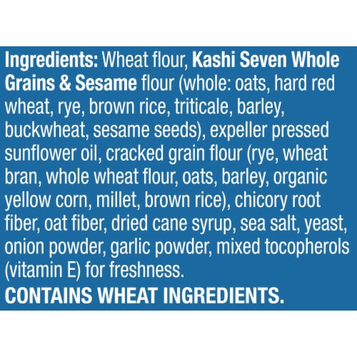 Kashi® 7 Grain Sea Salt Pita Crisps Perspective: bottom