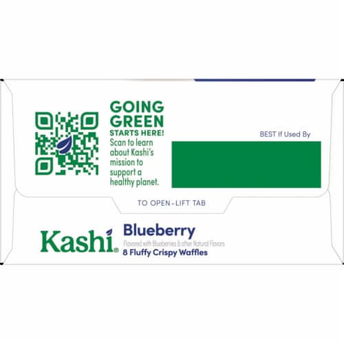 Kashi Blueberry Frozen Waffles Perspective: bottom