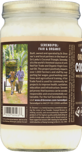 Dr. Bonner's Organic Virgin Coconut Oil Perspective: bottom