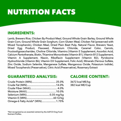 IAMS Proactive Health Minichunks Lamb & Rice Adult Dry Dog Food Perspective: bottom