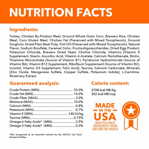 Iams Proactive Health Sensitive Digestion & Skin with Turkey Cat Kibble Adult Dry Cat Food Perspective: bottom