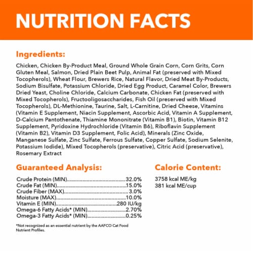 IAMS Healthy Enjoyment Chicken & Salmon Dry Cat Food Perspective: bottom