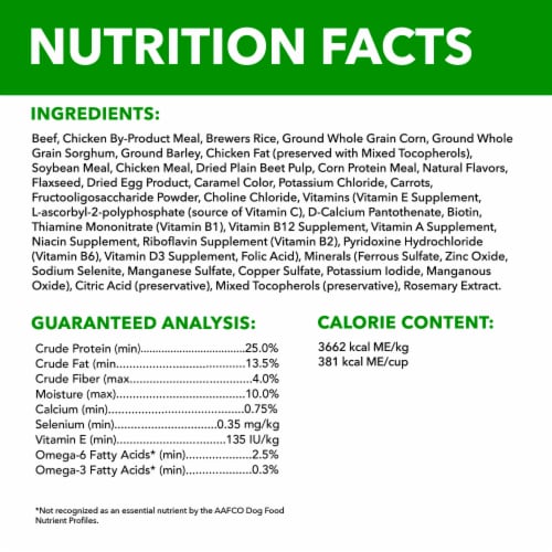 IAMS Proactive Health Adult Dry Dog Food Beef and Rice Recipe Perspective: bottom