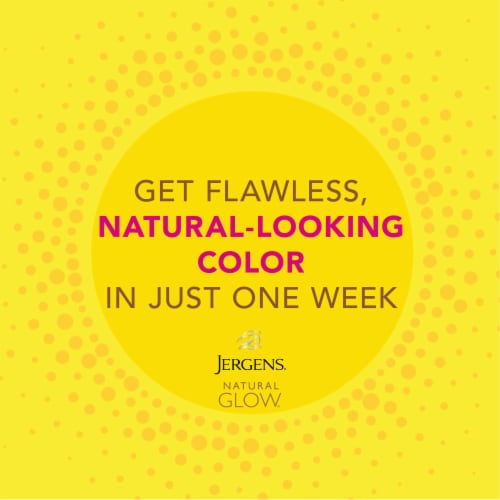 Jergens Natural Glow Natural Glow Daily Moisturizer Lotion, Medium to Deep Skin, Self Tanner Perspective: bottom