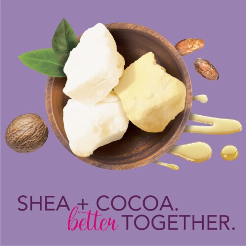 Jergens Shea + Cocoa Deep Conditioning Shea + Cocoa Whipped Body Butter, Lotion with Vitamins B3 & E Perspective: bottom