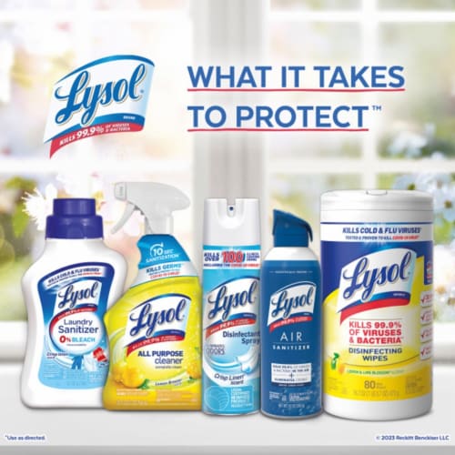 Lysol® Air Sanitizer Sunkissed Petals Scent Perspective: bottom
