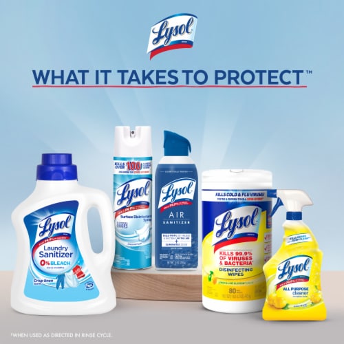 Lysol Laundry Sanitizer 0% Bleach Sport Perspective: bottom