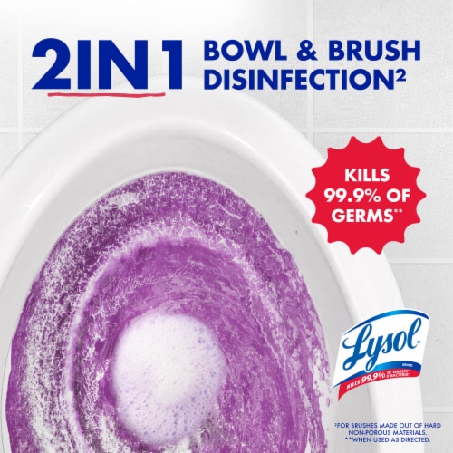 Lysol® Brand New Day™ Toilet Bowl Cleaner Lavender & Cotton Blossom Perspective: bottom