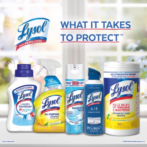 Lysol® Air Sanitizer Cotton Blossom Perspective: bottom