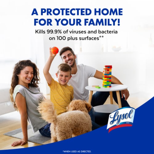 Lysol Disinfectant Spray Crisp Linen Perspective: bottom