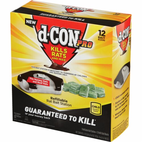 D-Con Bait Station Blocks For Mice