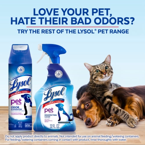 Lysol Pet Solutions All Purpose Cleaner Spray, Disinfecting Spray, Citrus Blossom Perspective: bottom