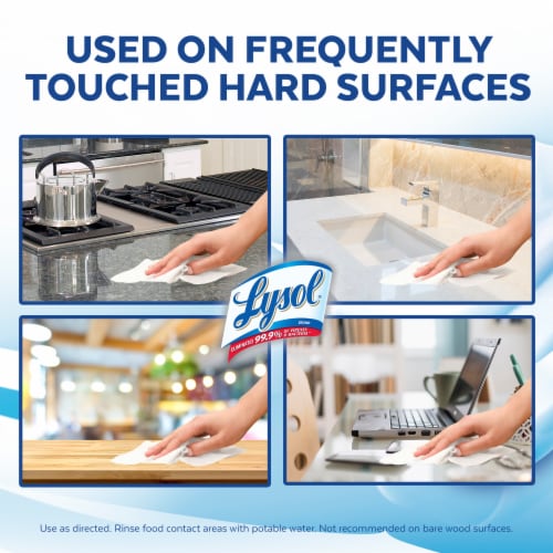 Lysol Disinfecting Wipes - Crisp Linen - 35 Count Perspective: bottom