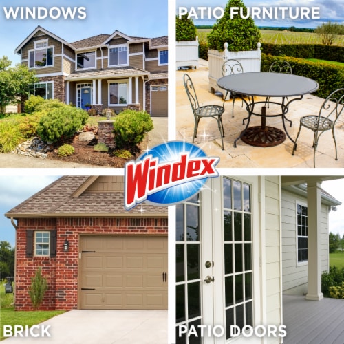 Windex Outdoor Window Cleaner Concentrated Cleaning Sprayer for Garden Hose Perspective: bottom