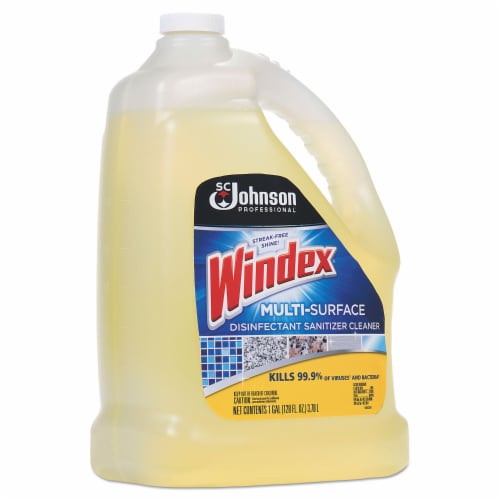 DIVERSEY Multi-Surface Disinfectant Cleaner Citrus 1 gal Bottle CB704336EA Perspective: bottom