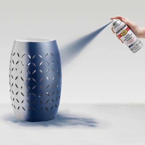 Rust-Oleum® Stops Rust® Gloss Protective Enamel Spray Paint - Navy Blue Perspective: bottom