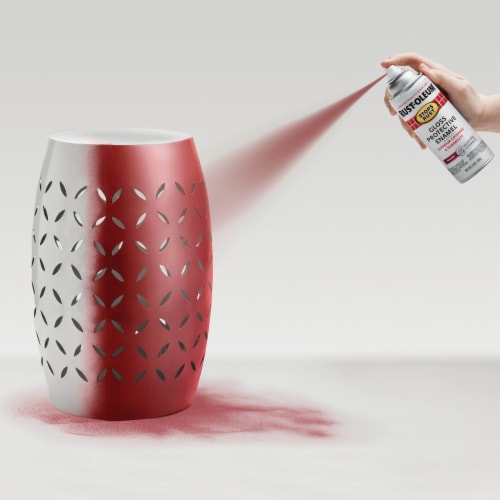 Rust-Oleum Stops Rust Burgundy Gloss Anti-Rust Spray Paint Perspective: bottom