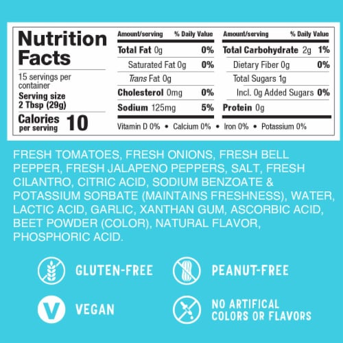 La Mexicana® Fresh Medium Salsa Perspective: bottom