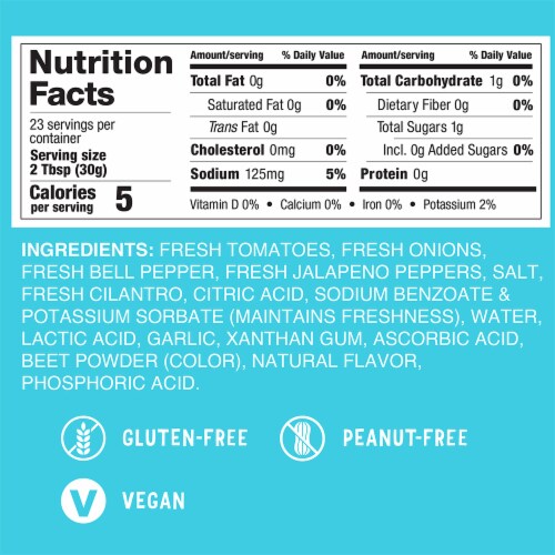 La Mexicana® Fresh Medium Salsa Perspective: bottom