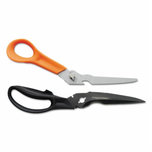Fiskars Cuts + More Scissors - Black/Orange Perspective: bottom