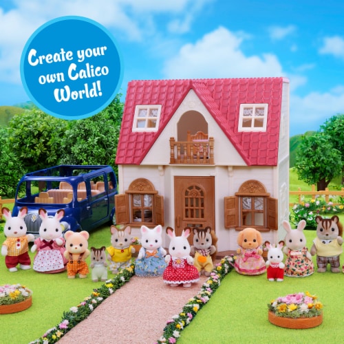Calico Critters™ Pickleweeds Hedgehog Family Set Perspective: bottom