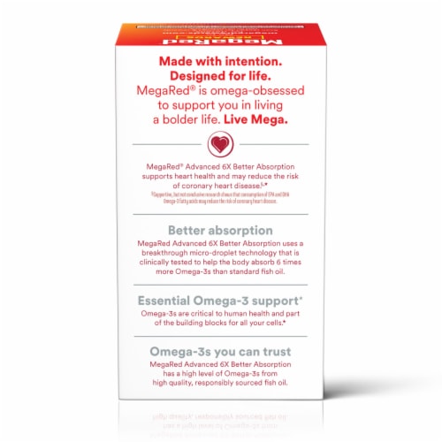 Schiff MegaRed® Advanced Triple Absorption Omega-3s Perspective: bottom
