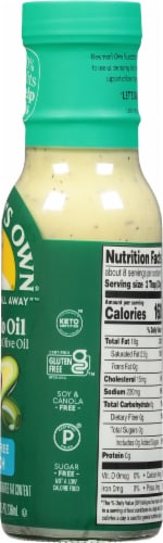 Newman's Own Dairy Free Ranch Dressing Perspective: bottom