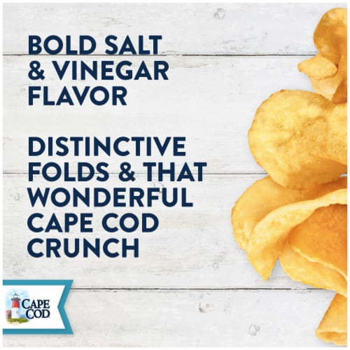 Cape Cod® Sea Salt & Vinegar Kettle Cooked Potato Chips Perspective: bottom