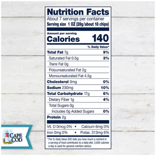 Cape Cod® Sea Salt & Vinegar Kettle Cooked Potato Chips Perspective: bottom