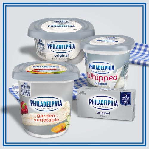 Philadelphia Garden Vegetable Cream Cheese Spread, Tub Perspective: bottom