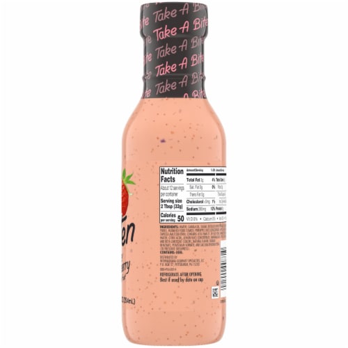 Bitten Creamy Strawberry Dressing with Real Fruit Perspective: bottom