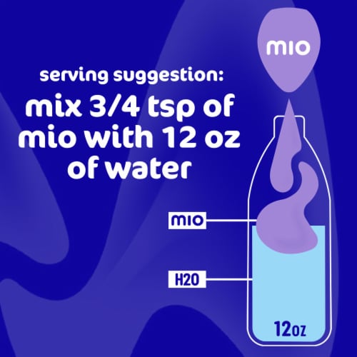 mio Unwind Berry Dragonfruit Liquid Water Enhancer with Magnesium & B Vitamins, Bottle Perspective: bottom