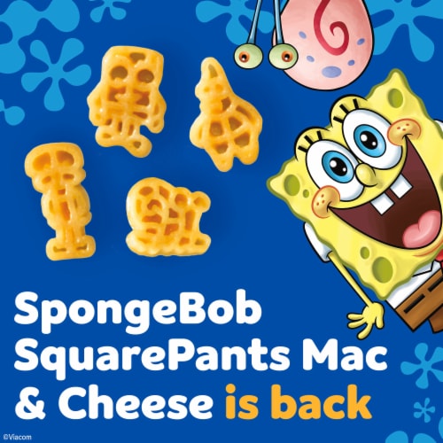 Kraft Mac & Cheese Macaroni and Cheese Dinner SpongeBob SquarePants Perspective: bottom