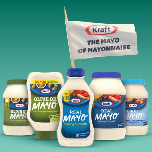 Kraft Real Mayo Creamy & Smooth Mayonnaise Perspective: bottom