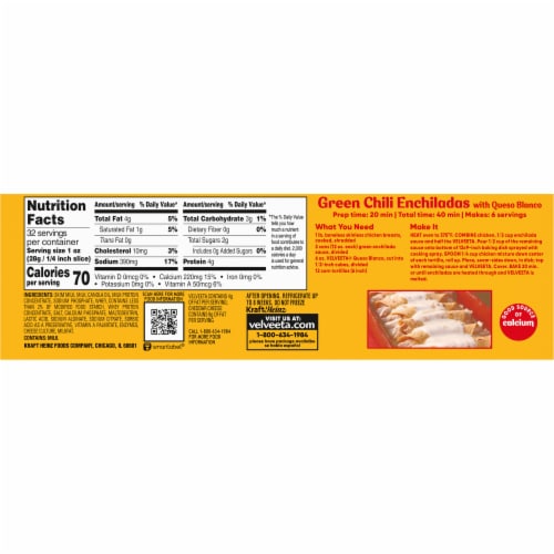 Velveeta Queso Blanco Cheese Perspective: bottom