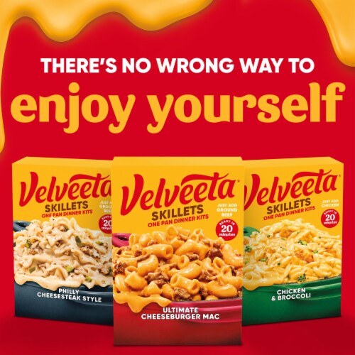 Velveeta Skillets Ultimate Cheeseburger Mac One Pan Dinner Kit Perspective: bottom