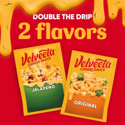 Velveeta Original Cheese Sauce Pouches Perspective: bottom
