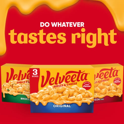 Velveeta Shells and Cheese Original Macaroni and Cheese Dinner Perspective: bottom